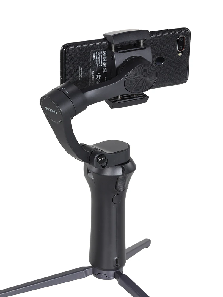 Складной стабилизатор Benro P1 P1S Ручной штатив с тремя осями для смартфонов Gopro iPhone