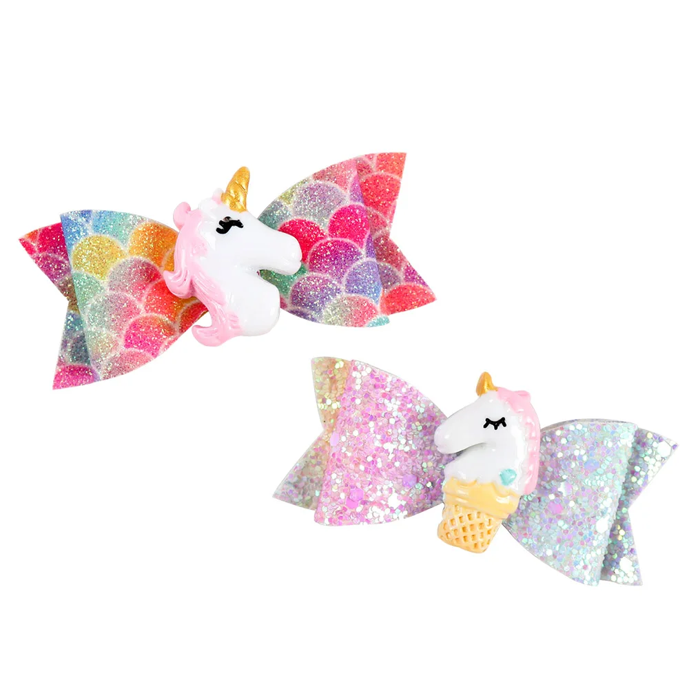 JOJO Луки 10 шт. DIY рукоделия плоское украшение из смолы аксессуары Рог единорога