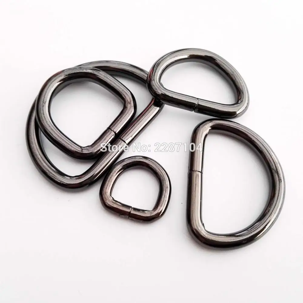 10pcs New Metal Heavy Duty Strong High Quality Hand Bag Purse Strap Belt Web O Dee D Ring Buckle Clasp DIY Leather Craft 5 size |