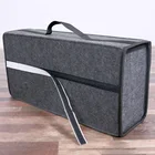 Складной органайзер для багажника автомобиля, вместительная фетровая сумка для хранения, грузовой контейнер, чехол с несколькими карманами