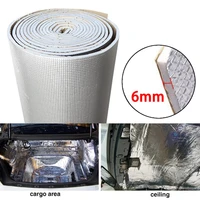 on salling 6mm 236mil thick aluminum foil muffler cotton car indoor heat sound deadening insulation soundproof dampening mat
