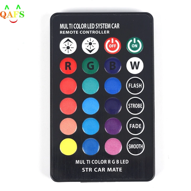 2 шт. T10 5050 SMD RGB 6 светодиодный автомобильный клиновидный боковой светильник