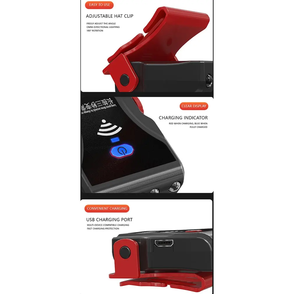 

Multifunctional Sensor Headlight K130 Model Convenient With LED Light Push Switch Practical Outdoor Tools