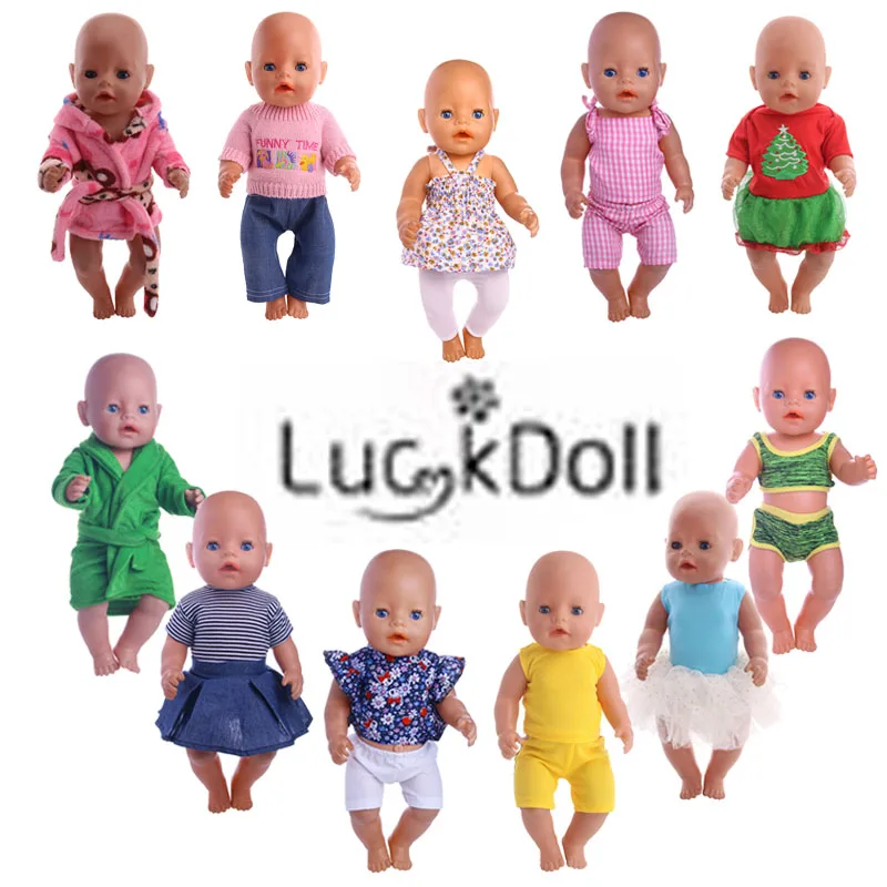 LUCKDOLL наборы различных стилей размер 18 дюймов американский 43 см Детская кукла