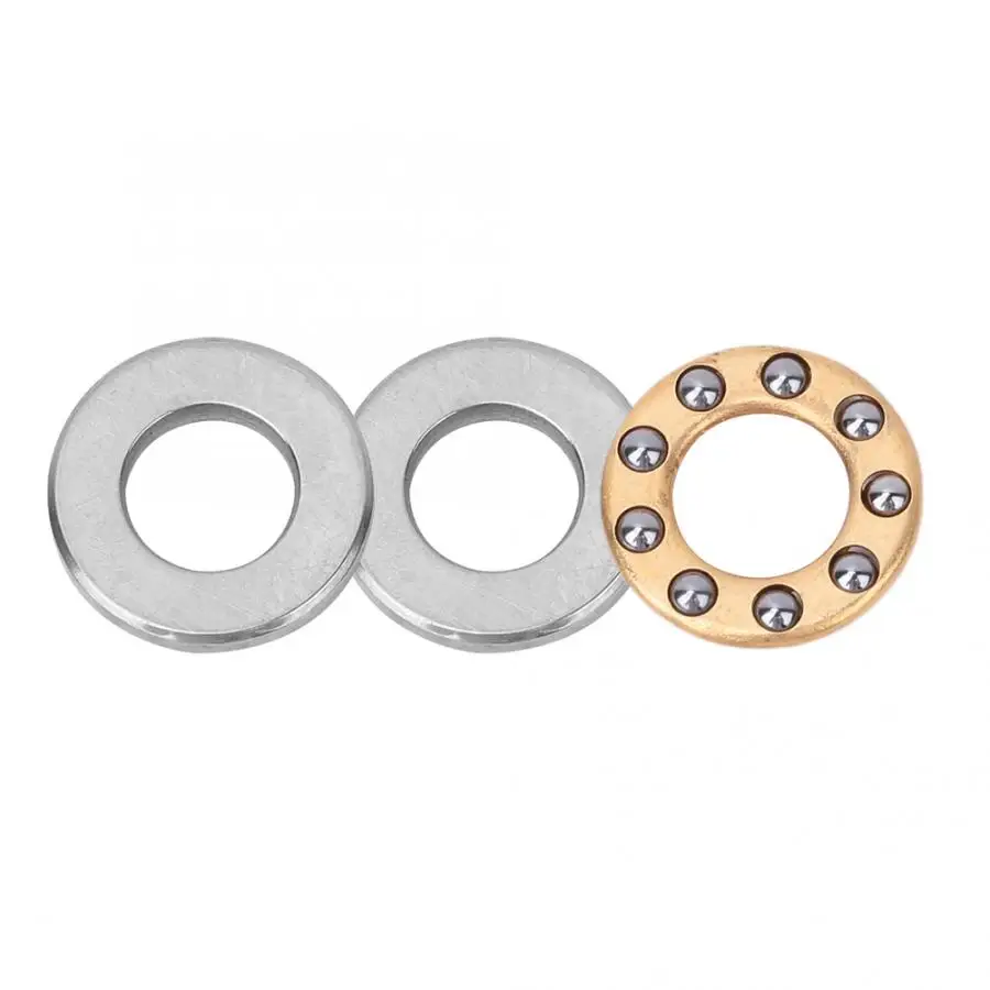 Подшипник 10 шт упорный шарикоподшипник Миниатюрный Высокий плоский стальной