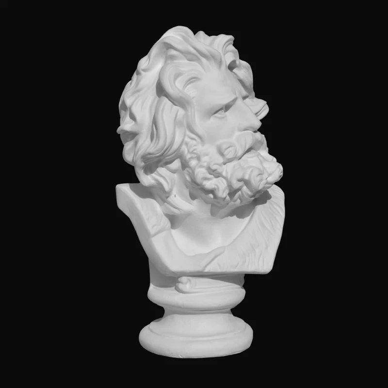 

Marseille Plaster Statue Art Sketching Teaching Aids Desktop Decoration Painting Sketch Head Portrait Statue Sculpture Home Deco