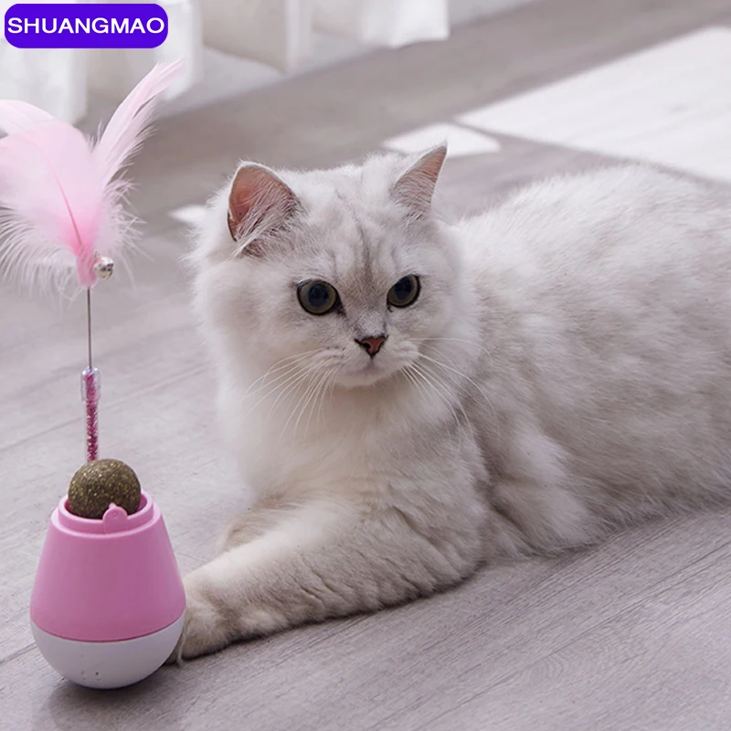 Игрушка для домашних питомцев мяч кошек котят 3 в 1 многофункциональный стакан