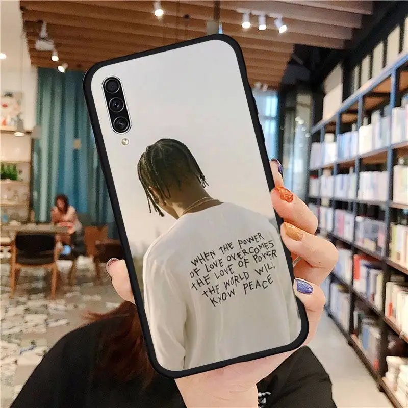 

Travis scott Rapper Phone Case For Samsung galaxy S 7 8 9 10 20 edge A 6 10 20 30 50 51 70 note 10 plus