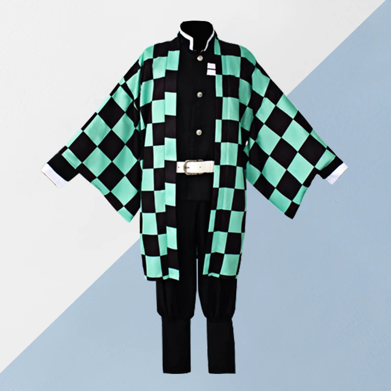 Полный комплект для косплея детей и взрослых из аниме Slayer Demon Kimetsu No Yaiba Tanjirou Kamado