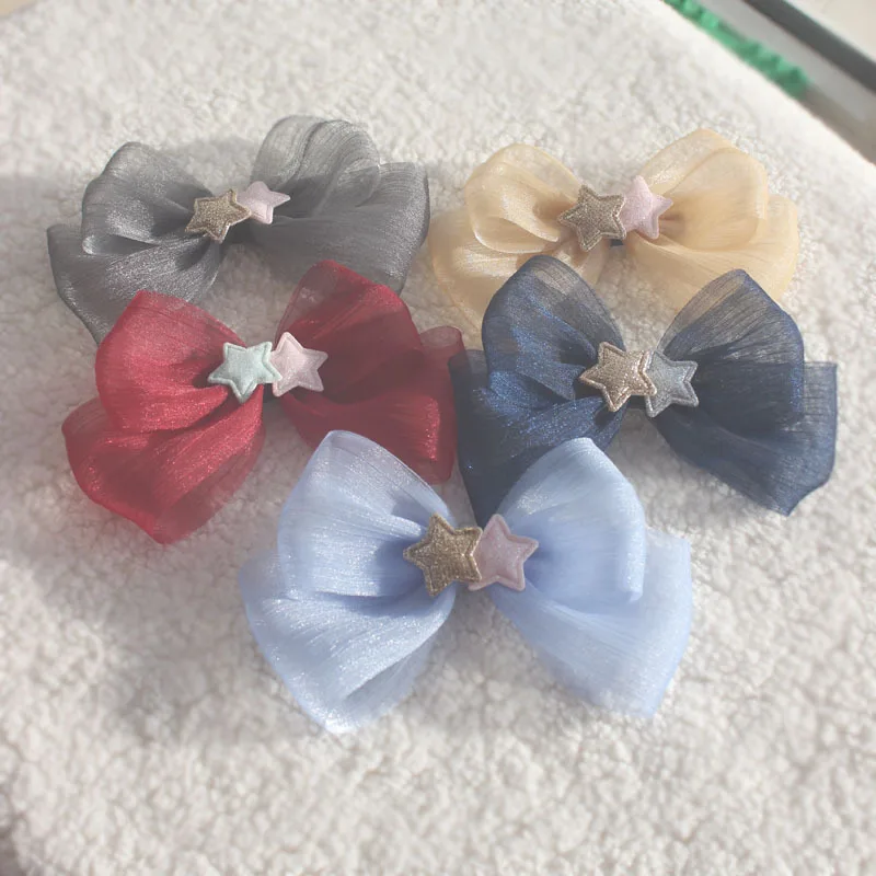 Головной убор ручной работы с мягкой звездой сестры Лолиты боковой зажим милые