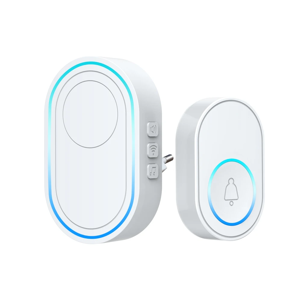

Wireless Doorbell 433MHz Home Welcome Doorbell Intelligent Button Or 58 Sound Tuya Smart WIFI Door Bell Chime Security Alarm