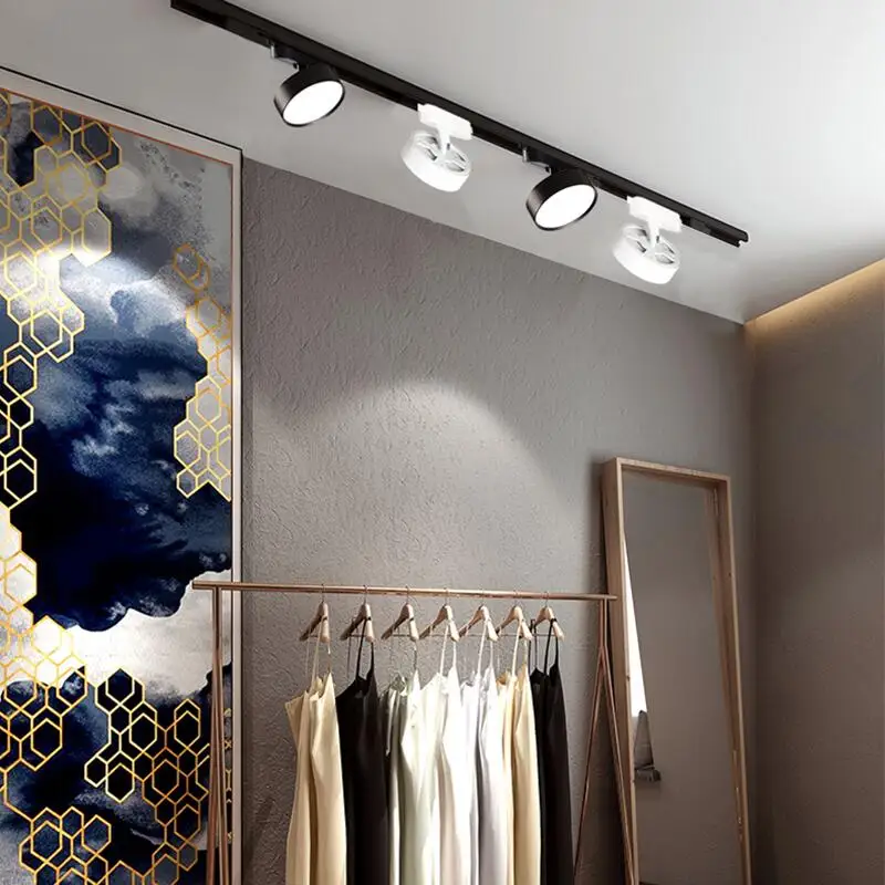 25 Вт светодиодный Трековый светильник алюминиевый потолочный рельсовый