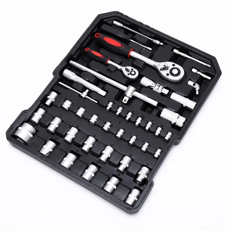 187pcs Hardware Tool Set Aluminum Trolley Case Portable Multi-function Toolbox Combination Wrench Plier Hand | Инструменты
