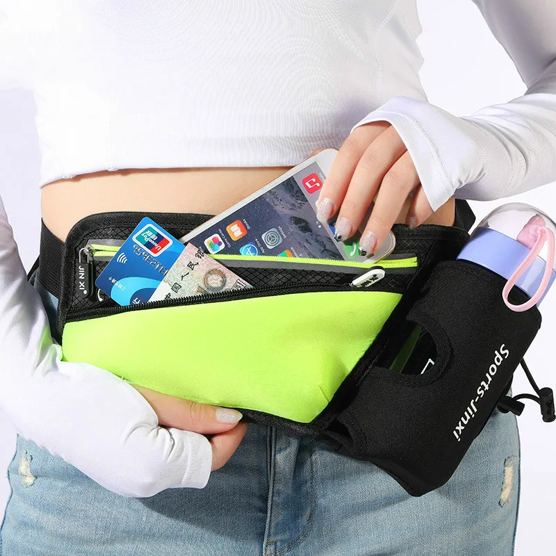 FGOIBALL Сумка для бега удобная спортивная поясная Светоотражающая сумка дышащая