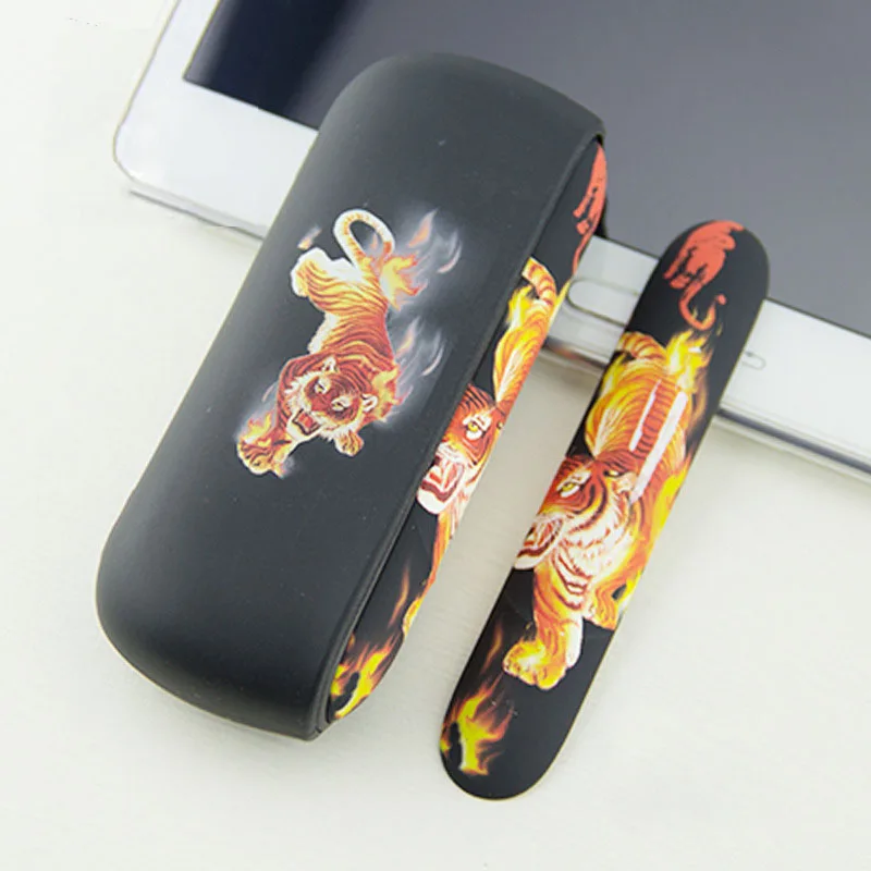 Мягкий Силиконовый ТПУ чехол Аксессуары для сигарет защитный с цветами Iqos