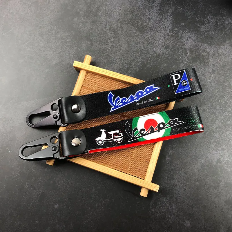 Аксессуары для мотоциклов брелок ключей с вышивкой Piaggio Vespa Primavera 150 SPRINT GTS 300 ie LXV 125