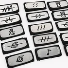 Повязка с логотипом Наруто косплей, японское аниме, металлические позолоченные головные уборы, головной убор для косплея, Хэллоуина, дня рождения