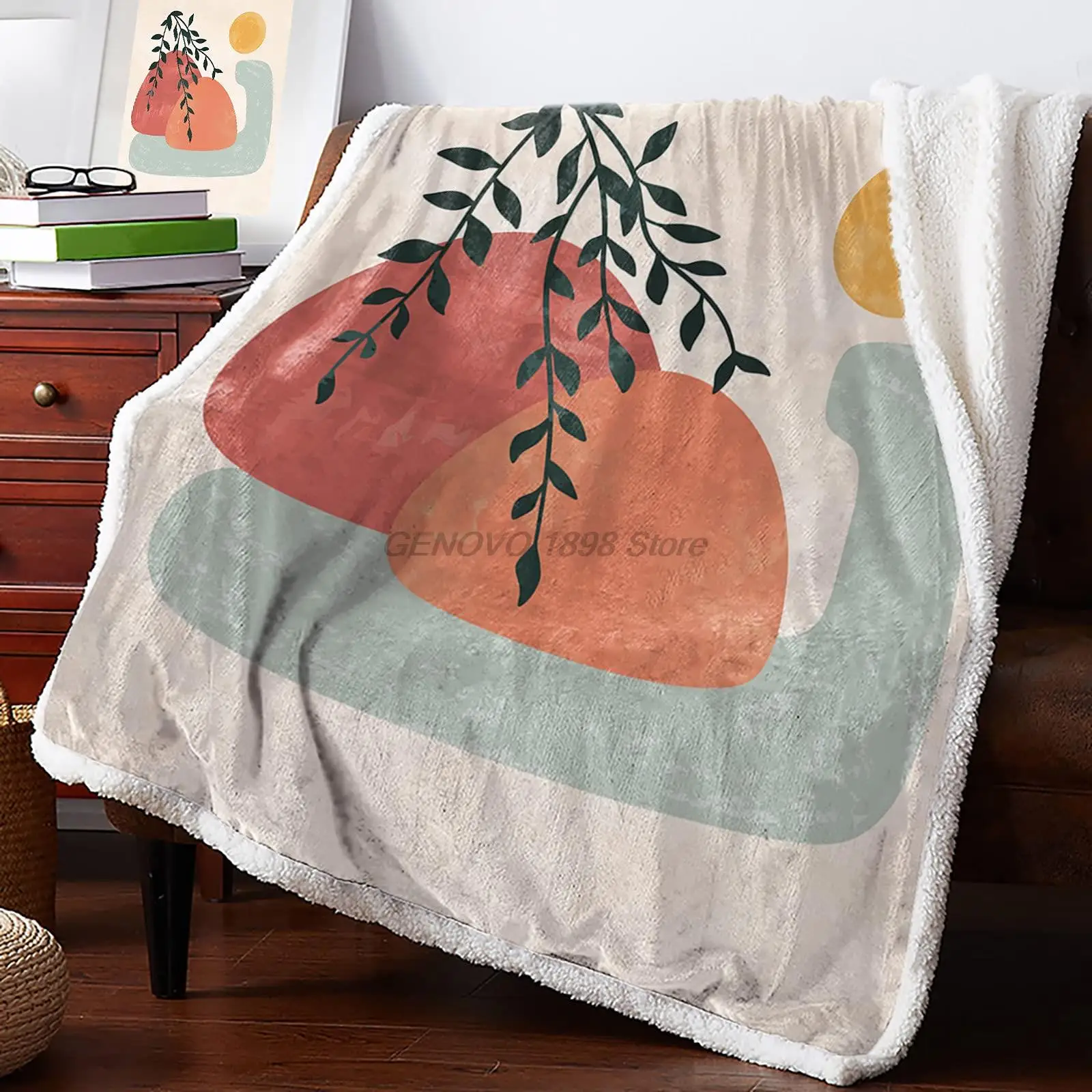 

Флисовое одеяло для дивана, толстое пушистое мягкое одеяло для кровати, двустороннее Флисовое одеяло из шерпы, одеяло для дивана, стула, 50x80 ...