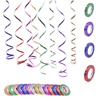 510pcs 5mm10m foil shiny laser ribbon roll balloons rope for wedding birthday party decor diy air ball wrapping ropes supplies