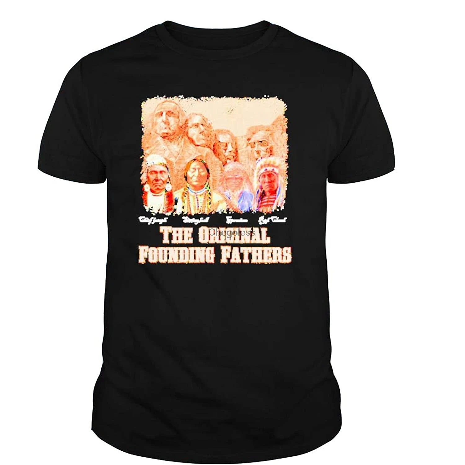 Рубашка с капюшоном и длинным рукавом сидящий бык джеронимо красное