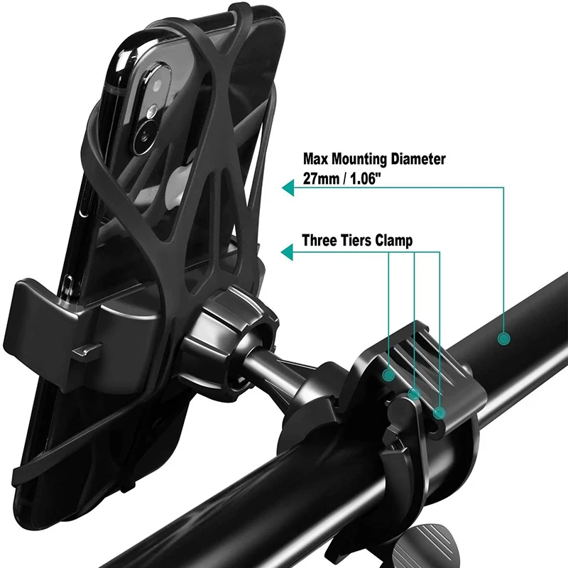 Держатель для телефона вращающийся на 360 градусов|Подставка велосипеда| |