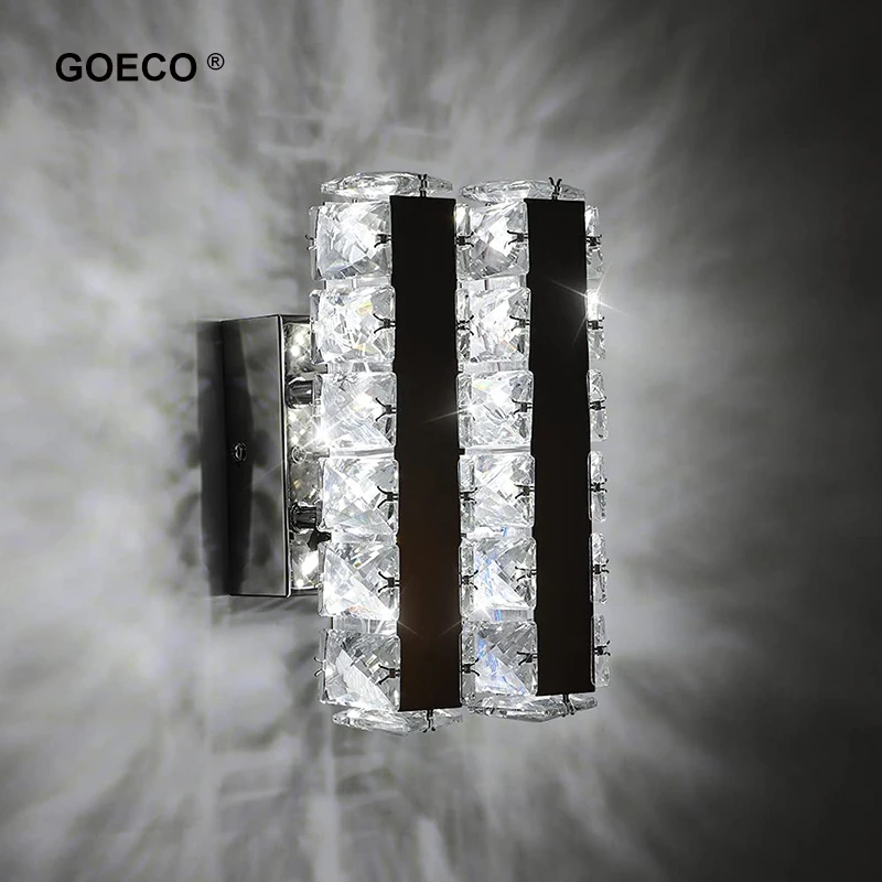 

Crystal LED Wall Light Modern Wall Lamp Bedroom Bedside Living Room Kitchen Dining Room Hallway Indoor Lighting Home Decor 220V