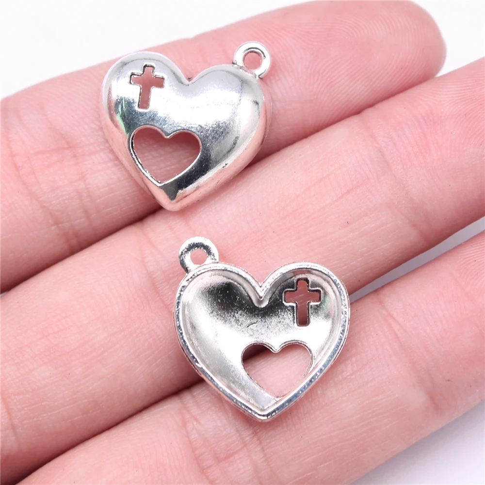 

Sejuani JEWELRI 10 шт. 21x19 мм Подвески в виде сердца