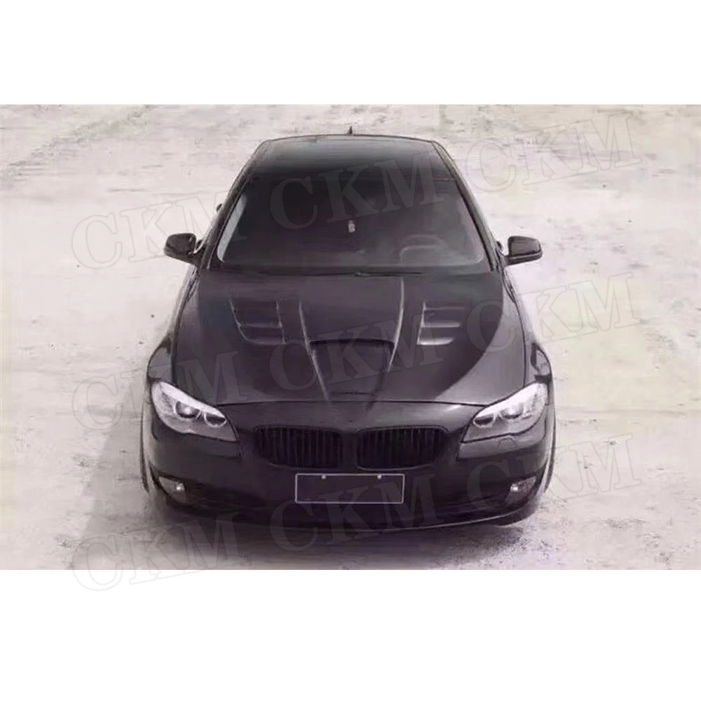Передняя крышка капота двигателя из углеродного волокна для BMW 5 серии F10 520i 525i 530i