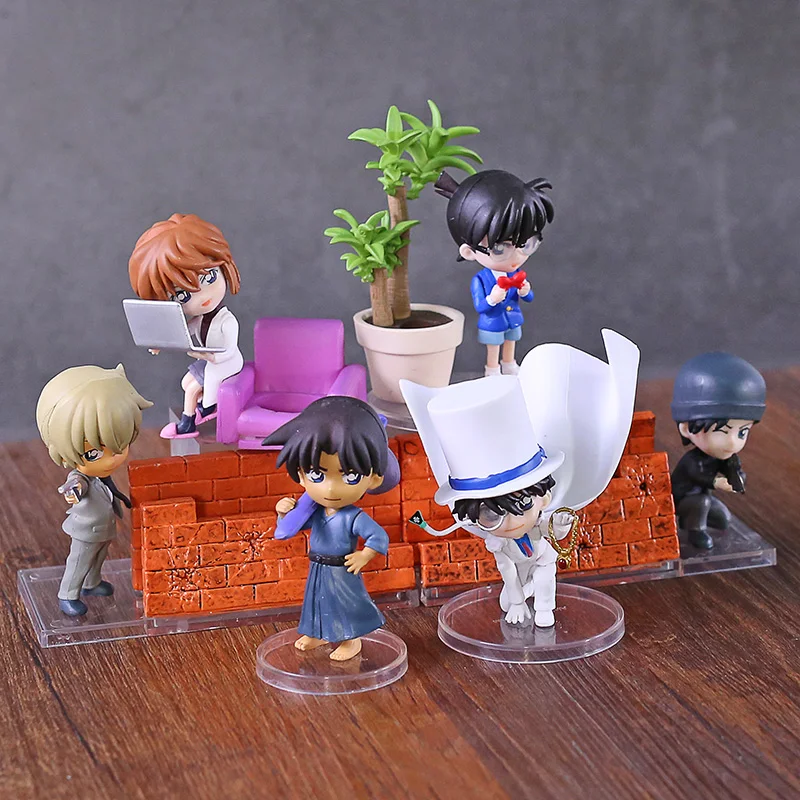 Детектив Conan Edogawa Конана/Haibara Ai/Хаттори Heiji / Kaitou малыш/акаи Shuuichi Furuya Rei Настольный