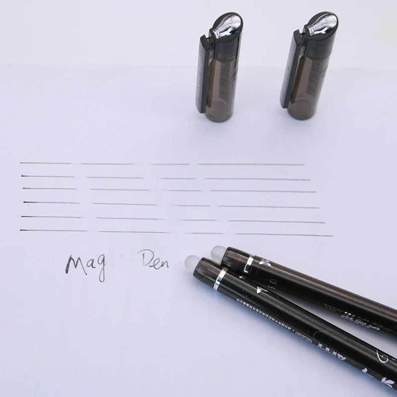 

1pc Magic Easy Erasable Blue and Black Ink Pencil 0.5mm Pencil Magic Office Modification Writing Gel Pen