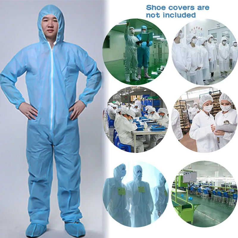 Одноразовый водонепроницаемый маслостойкий Защитный Комбинезон для украшения