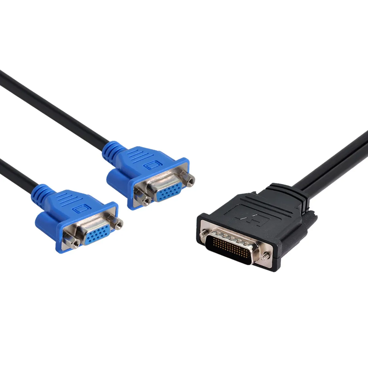 Zihan CY DMS-59pin Male to Dual 15Pin VGA RGB Female Splitter Extension Cable for PC Graphics Card |