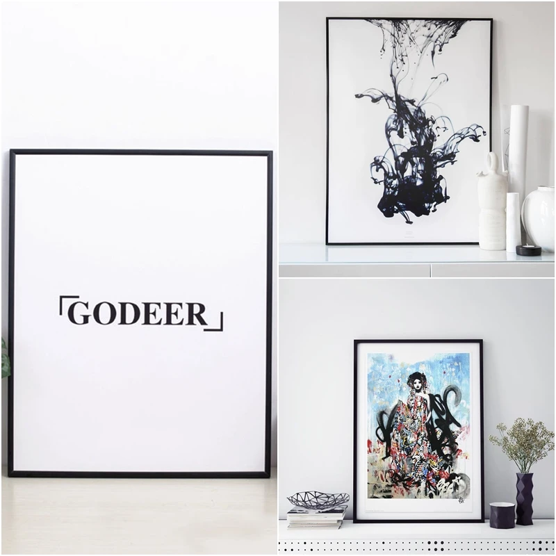 

Nordic minimalist wooden frame A4 A3 black photo frame wall-mounted photo frame wall-mounted photo frame wall-mounted photo fram