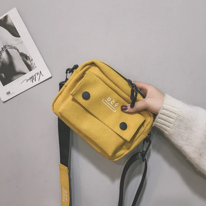 Женские сумки через плечо новые модные повседневные холщовые студенческие