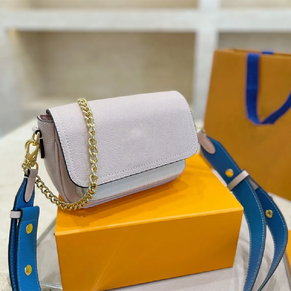 

Women's fashion all-match leather chain fabric shoulder strap one-shoulder messenger bag