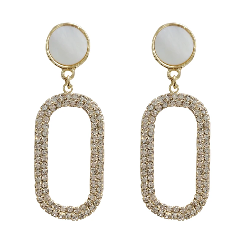 

korean fashion earrings pendientes for women jewelry vintage earings earring style hoop dangle stud gold long drop statement