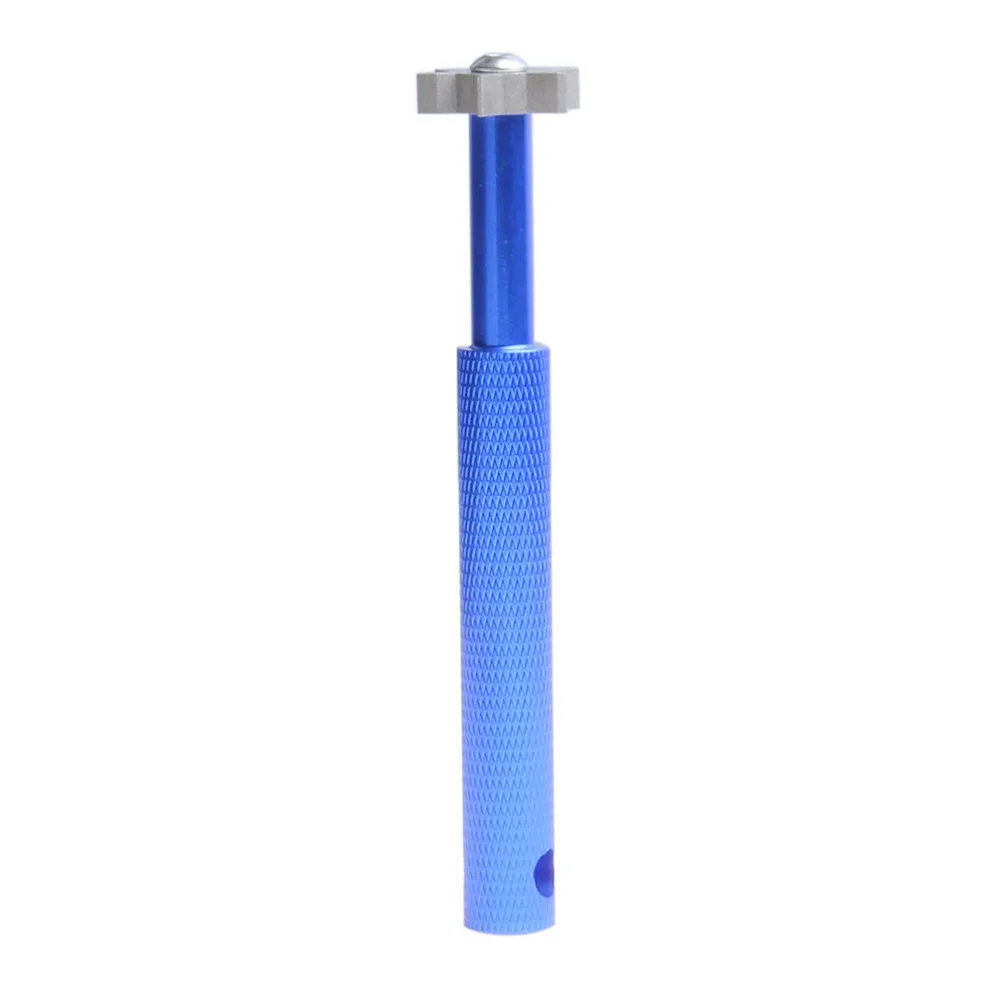 

Club Groove Sharpener Tool with 6 Cutters for Optimal Backspin and Control with Wedges and Utility Clubs (Gold)