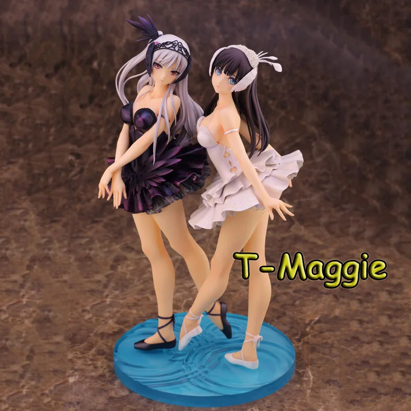 

Anime skytube Tony Odette SKKTUBE T2 art girls white & black Odile PVC Action Figure Static Collection Ornament Model Toy 28CM