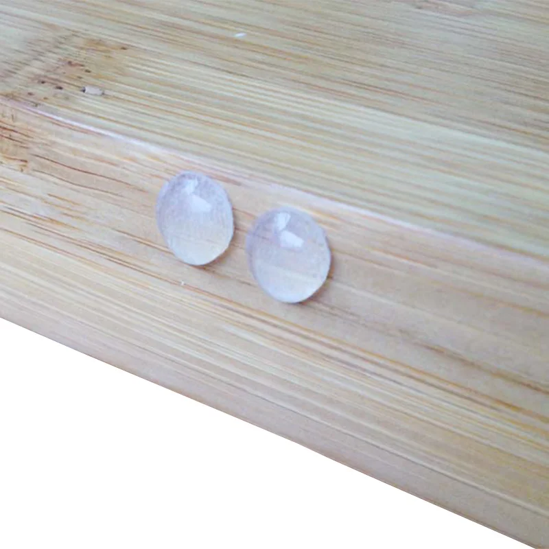 100 шт 8x4 мм Стеклянная резиновая самоклеящаяся защита от ударов колодки двери