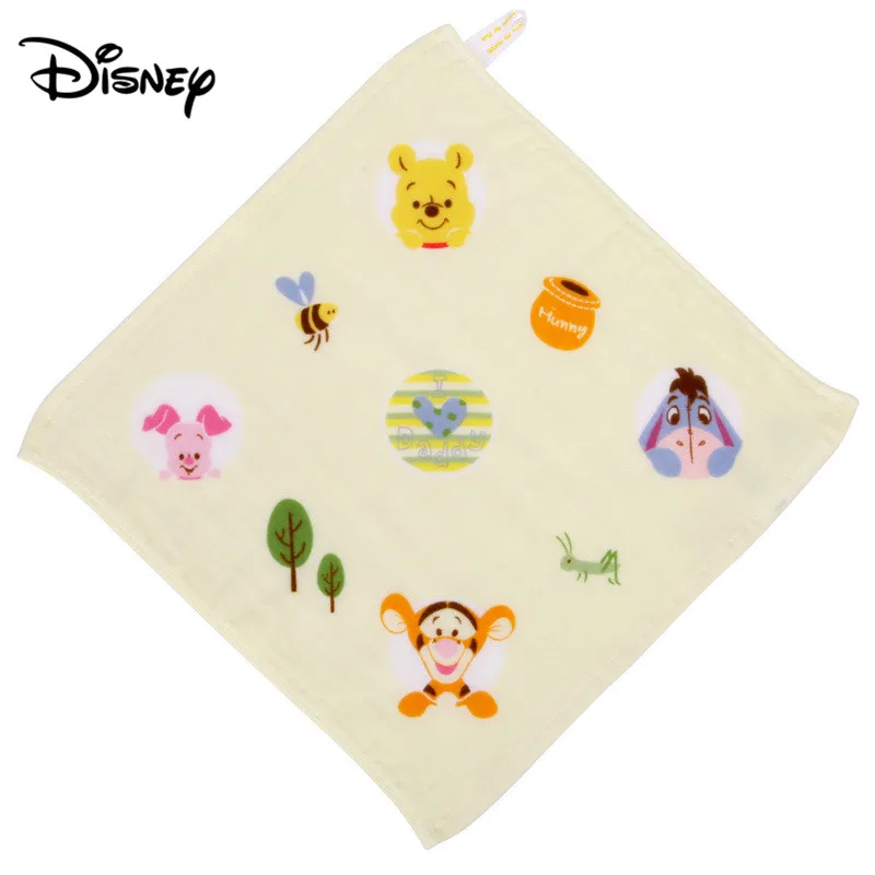 Хлопковое полотенце Disney Mickey Minnie Детский носовой платок мягкое мультяшное