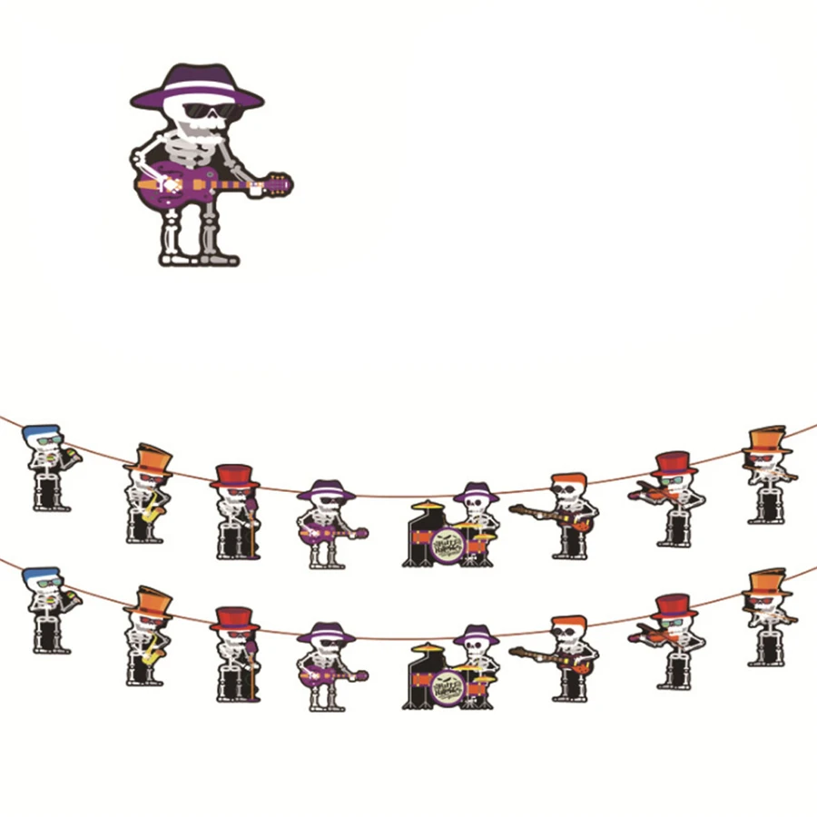 100 шт плакаты на Хэллоуин флаги вечерние подвесные украшения поставки волшебник