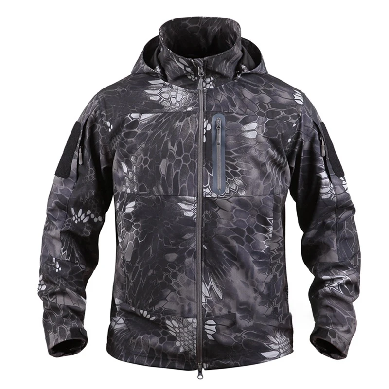 Мужская тактическая камуфляжная дышащая ветрозащитная износостойкая военная