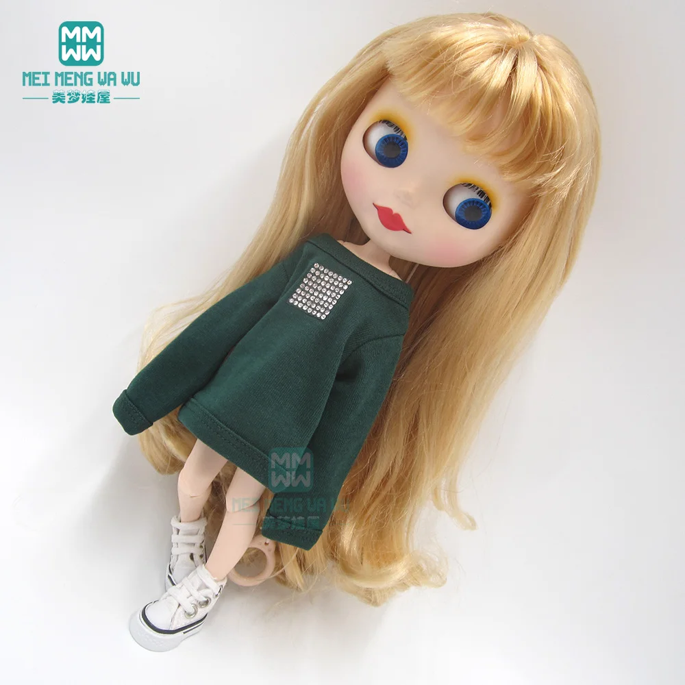 Одежда для куклы подходит 1/6 28-30 см blyth Azone OB23 OB24 модная Толстовка розовый, черный, белый, коричневый