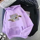 Женские толстовки с капюшоном и принтом рук, модные повседневные свободные толстовки с капюшоном и принтом, пуловеры с длинными рукавами и карманами, Осень-зима 2021