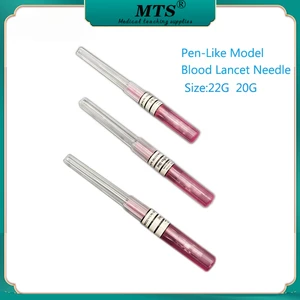 MTS 50 шт. хирургическая сталь I.V. Катетер Cannula одноразовые стерильные иглы для пирсинга безопасная ручка-как игла ланцета для отбора анализа крови 20G,22G