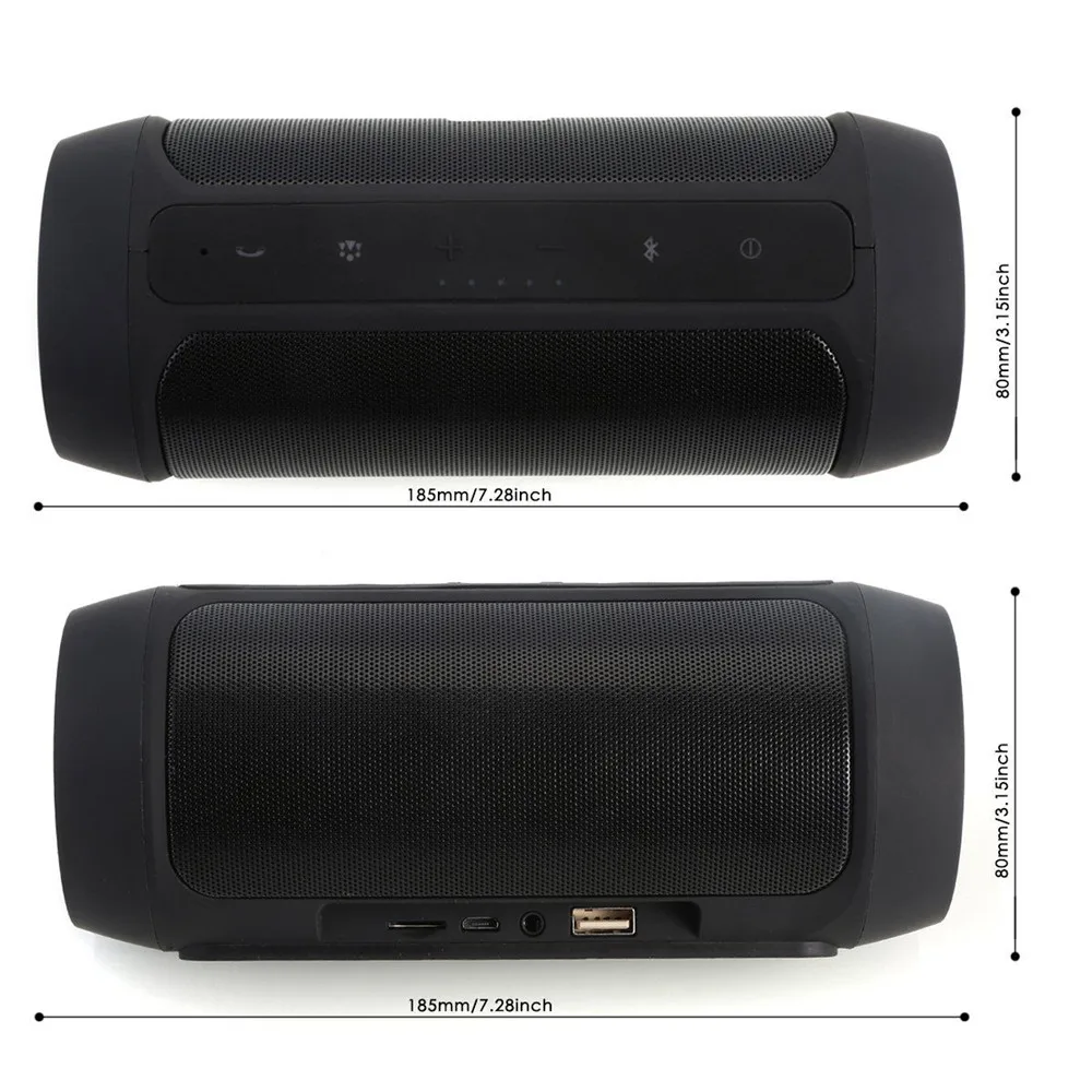 Портативный беспроводной динамик с зарядкой 2 Bluetooth высококачественный бас звук