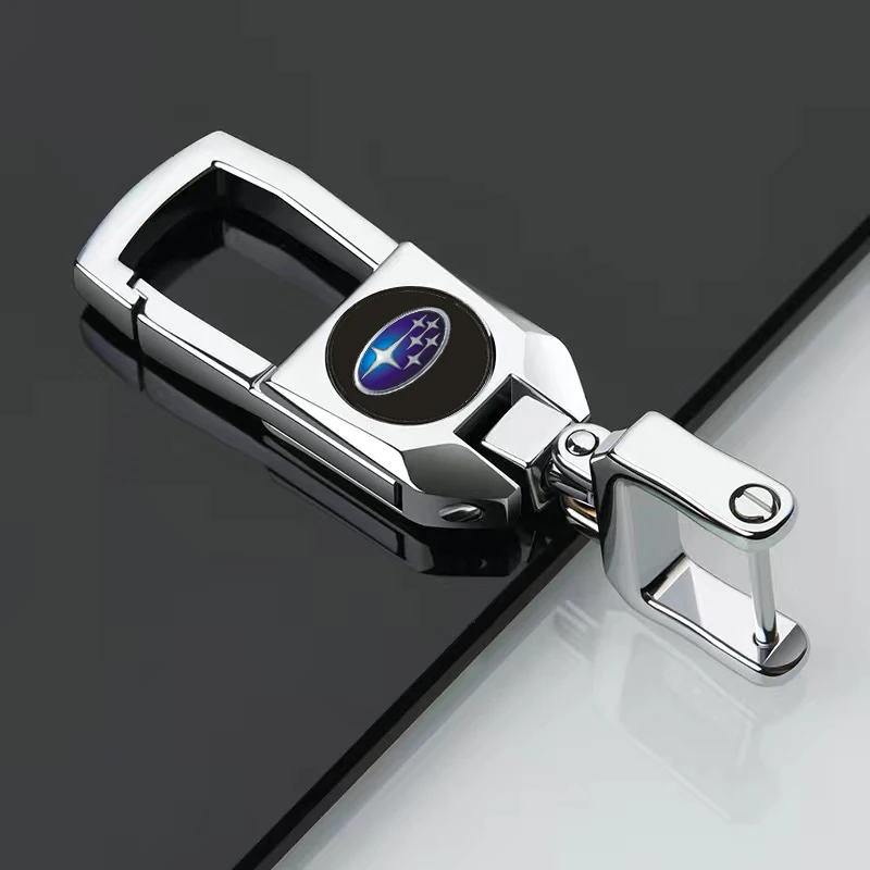 Металлический брелок для автомобиля ключей с логотипом Subaru XV Forester Outback Impreza WRX BRZ