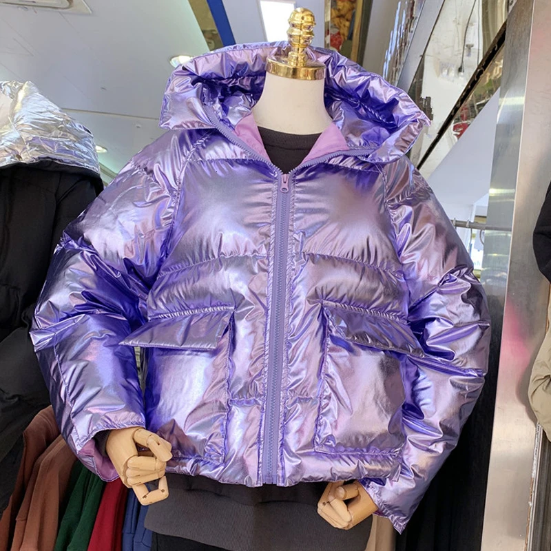 Новинка 2020 зимняя женская куртка высокое качество яркие цвета пышное пальто