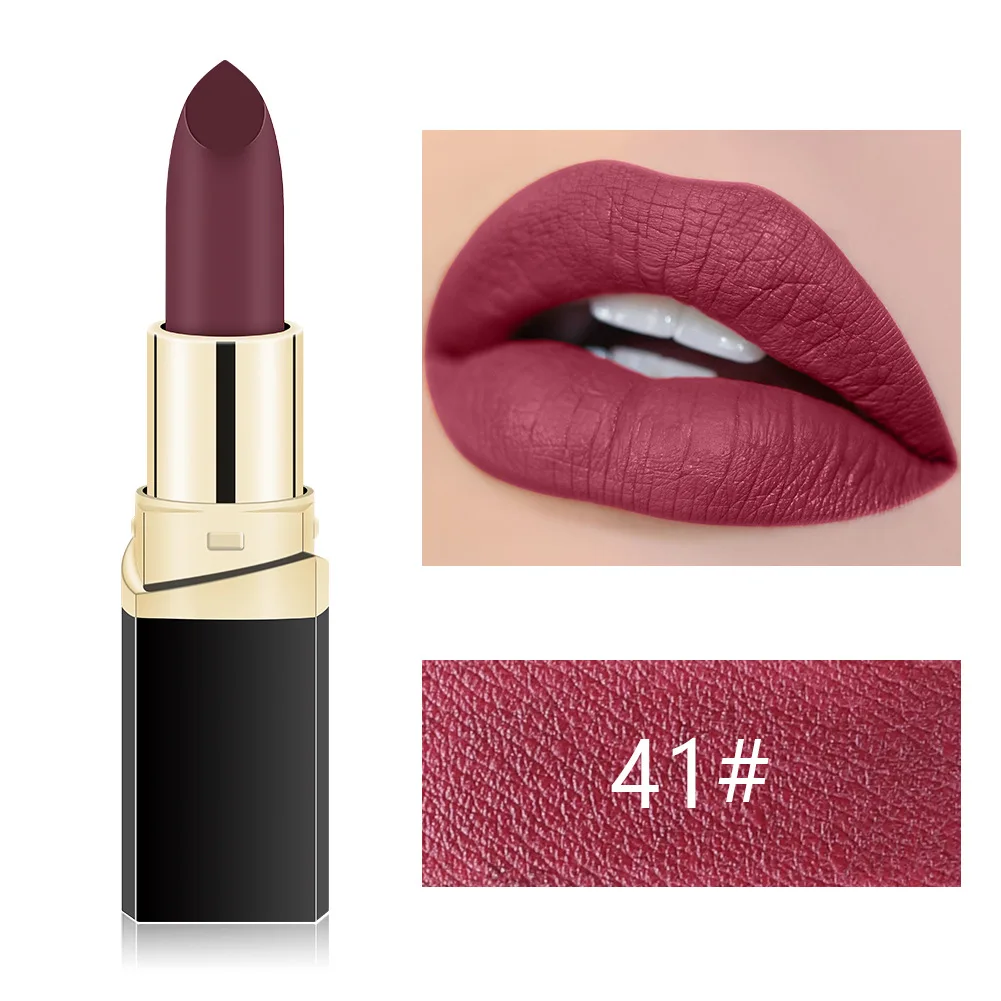 MISS ROSE, телесный макияж, матовая губная помада, стойкая красная помада для губ, женская косметика, батон, водостойкий блеск для губ, популярный макияж