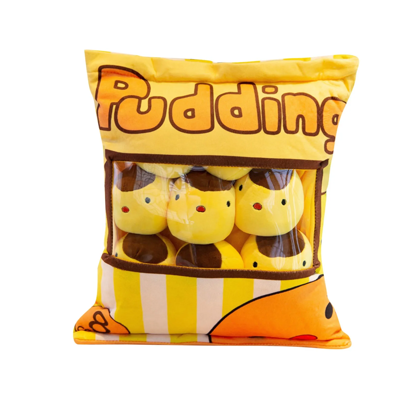 

A Plushie Bag Pudding Stuffed Toy Mini Animal Pudding Shape Home Office Cushions Pillow Plush Toy For Christmas Birthday Gift
